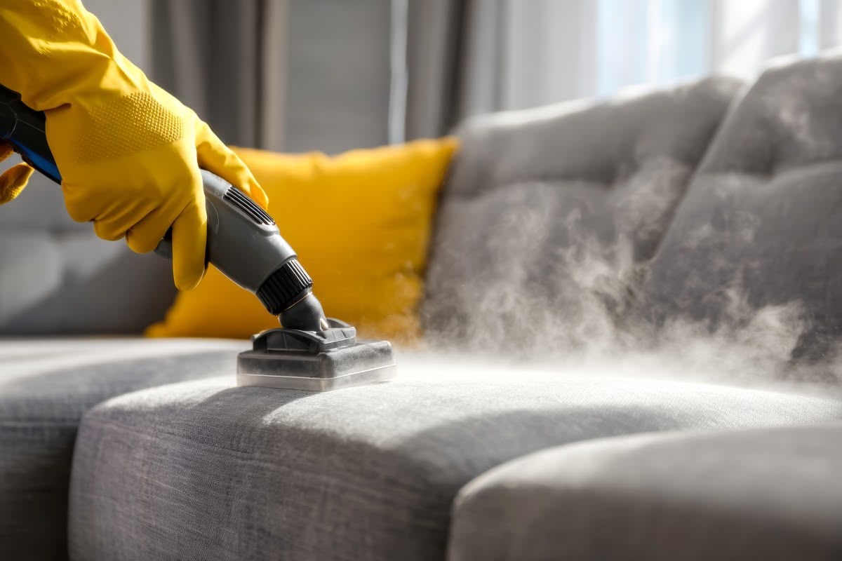 Professional steam cleaning service